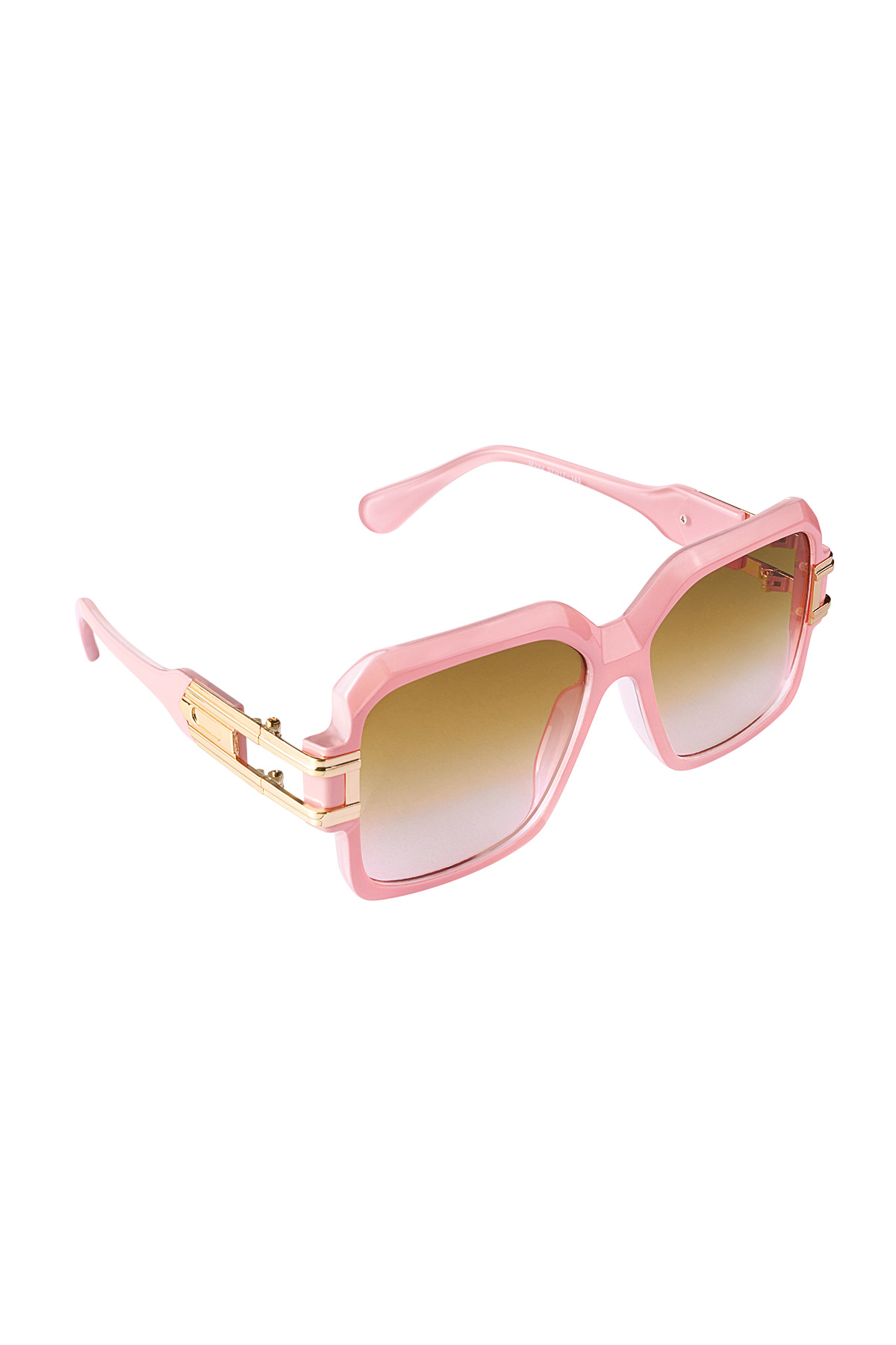 Lunettes de soleil à monture cool - rose