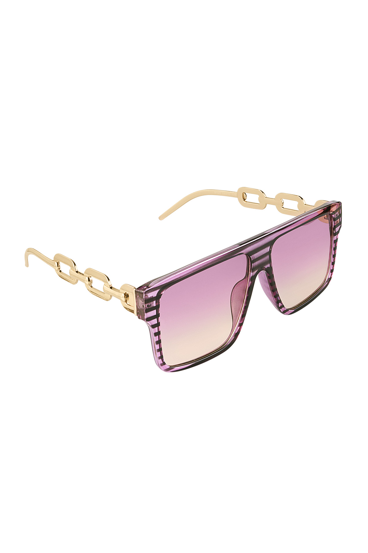 Sonnenbrillenbein mit Glied – schwarz/rosa