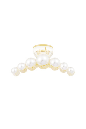 Hair clip large pearls h5 