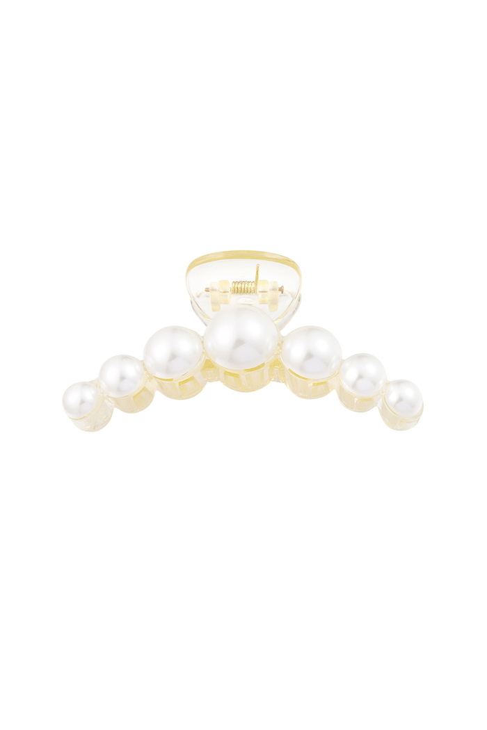 Hair clip large pearls 