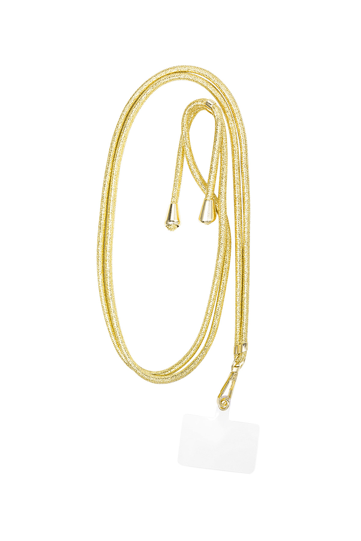 Telephone cord metallic - Gold color