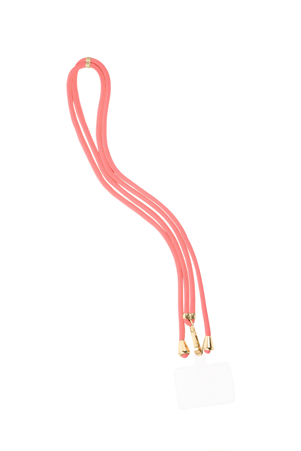 Telephone cord subtle print - baby pink