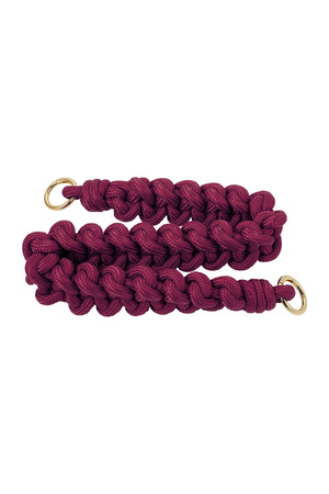 Braided bag strap wine red h5 Picture5