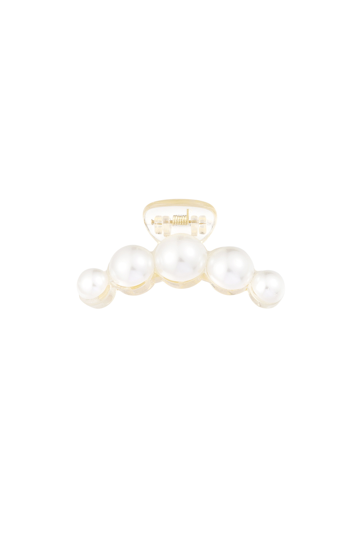 Hair clip pearls small