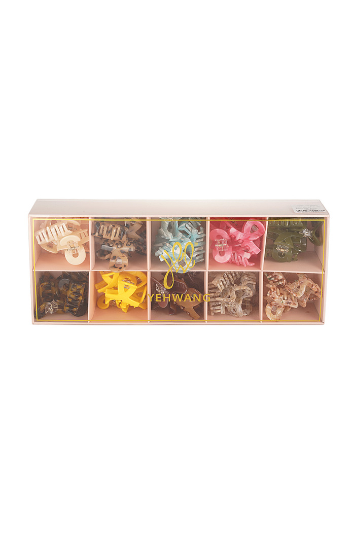 Hair clip box neutral with opening - multi Picture2