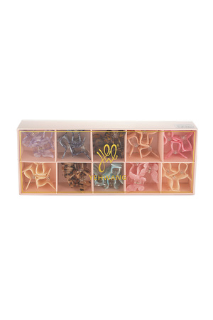Haarspangenbox in Schmetterlingsform – mehrfarbig h5 Bild2