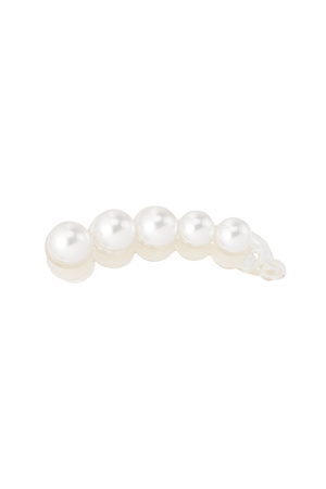 Hair clip pearls white h5 
