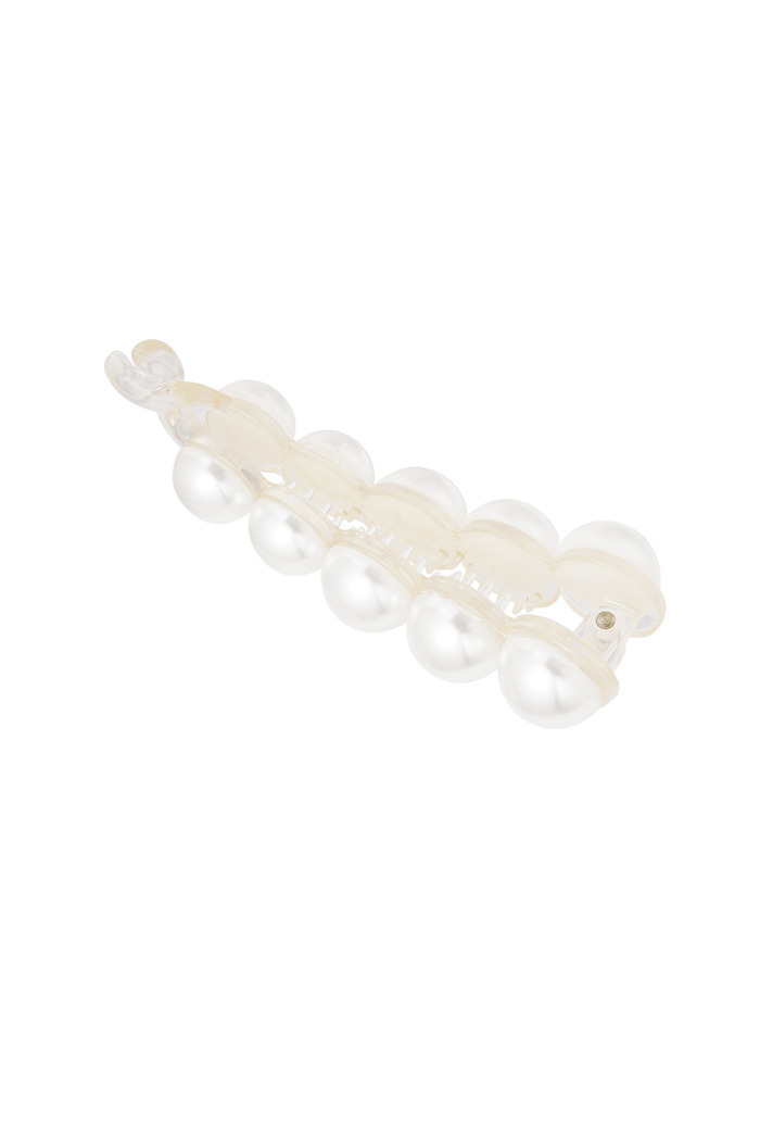 Hair clip pearls white Picture4