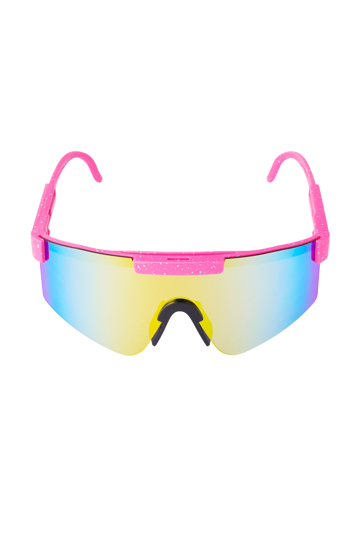 Gafas de sol con lentes de colores estampados - rosa h5 Imagen6