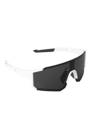 Sonnenbrille Zukunft - weiß/schwarz h5 