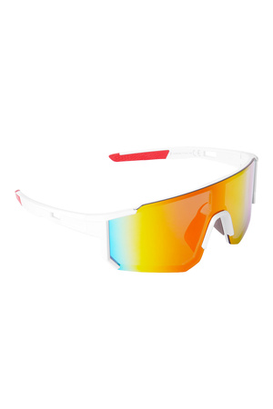 Gafas de sol futuro - blanco/rojo h5 