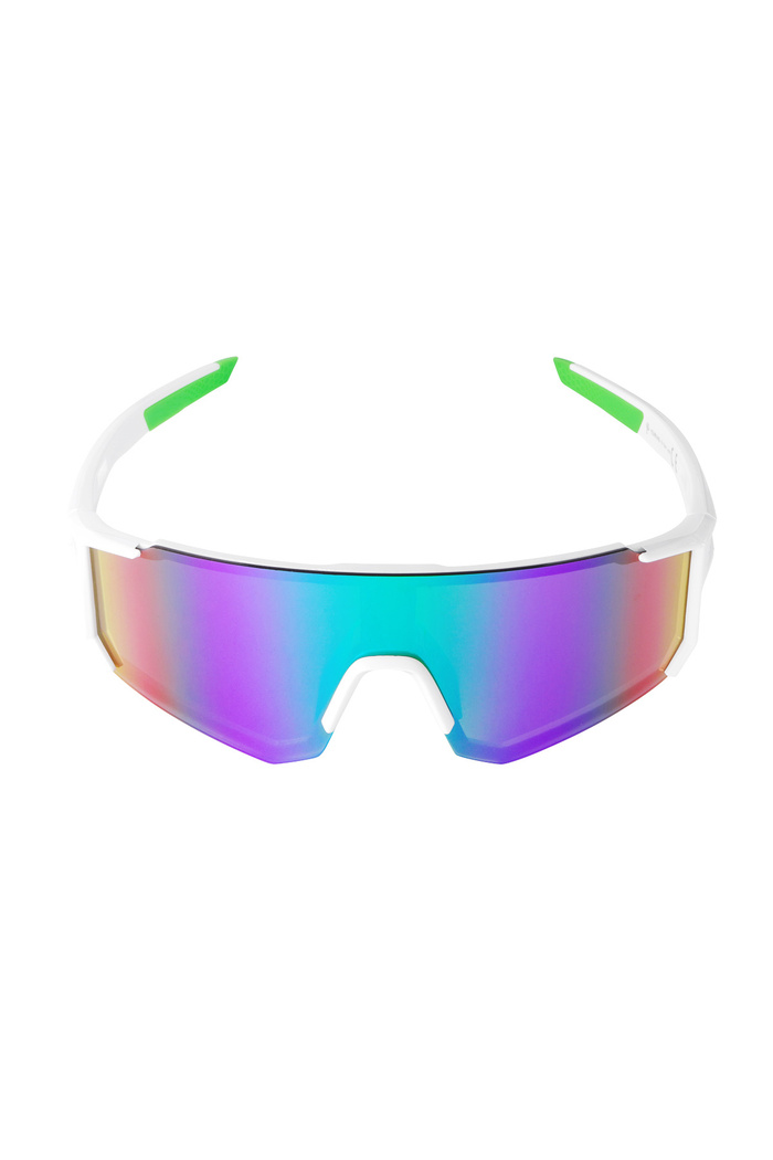 Sunglasses future - white/green Picture5