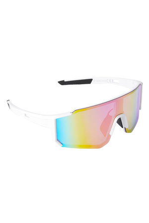 Sonnenbrille Zukunft - weiß/schwarz/farbig h5 