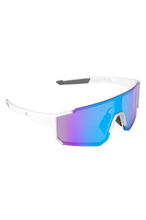 Sonnenbrille Zukunft - weiß/grau h5 