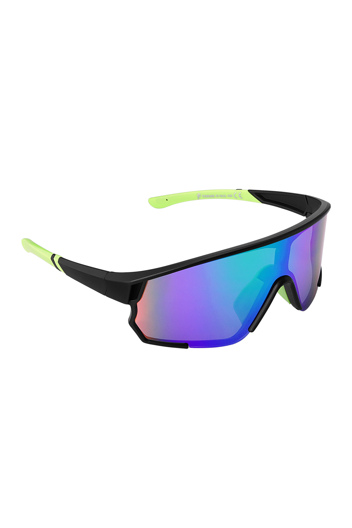 Gafas de sol con lentes de colores - negro/verde