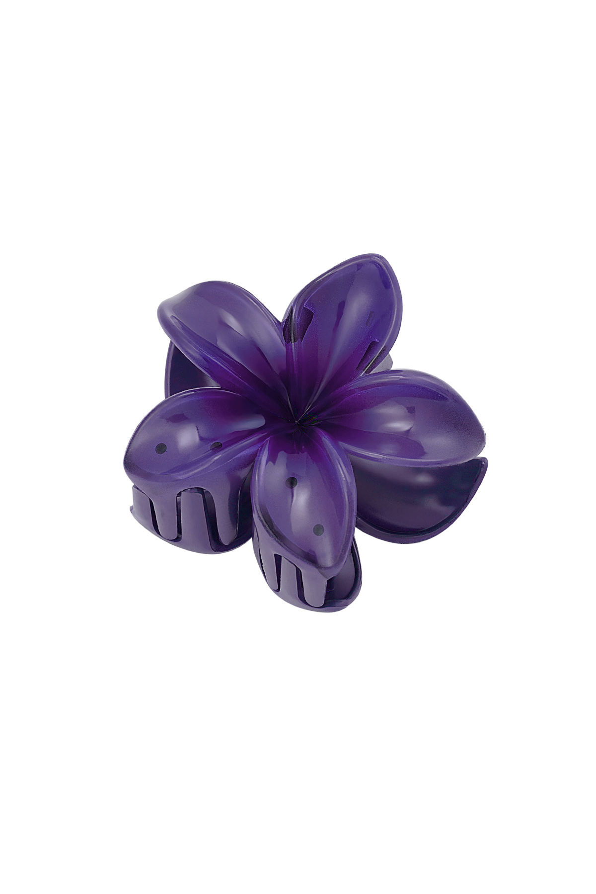 Fermaglio per capelli con fiore sfumato Hawaii Love - viola h5 