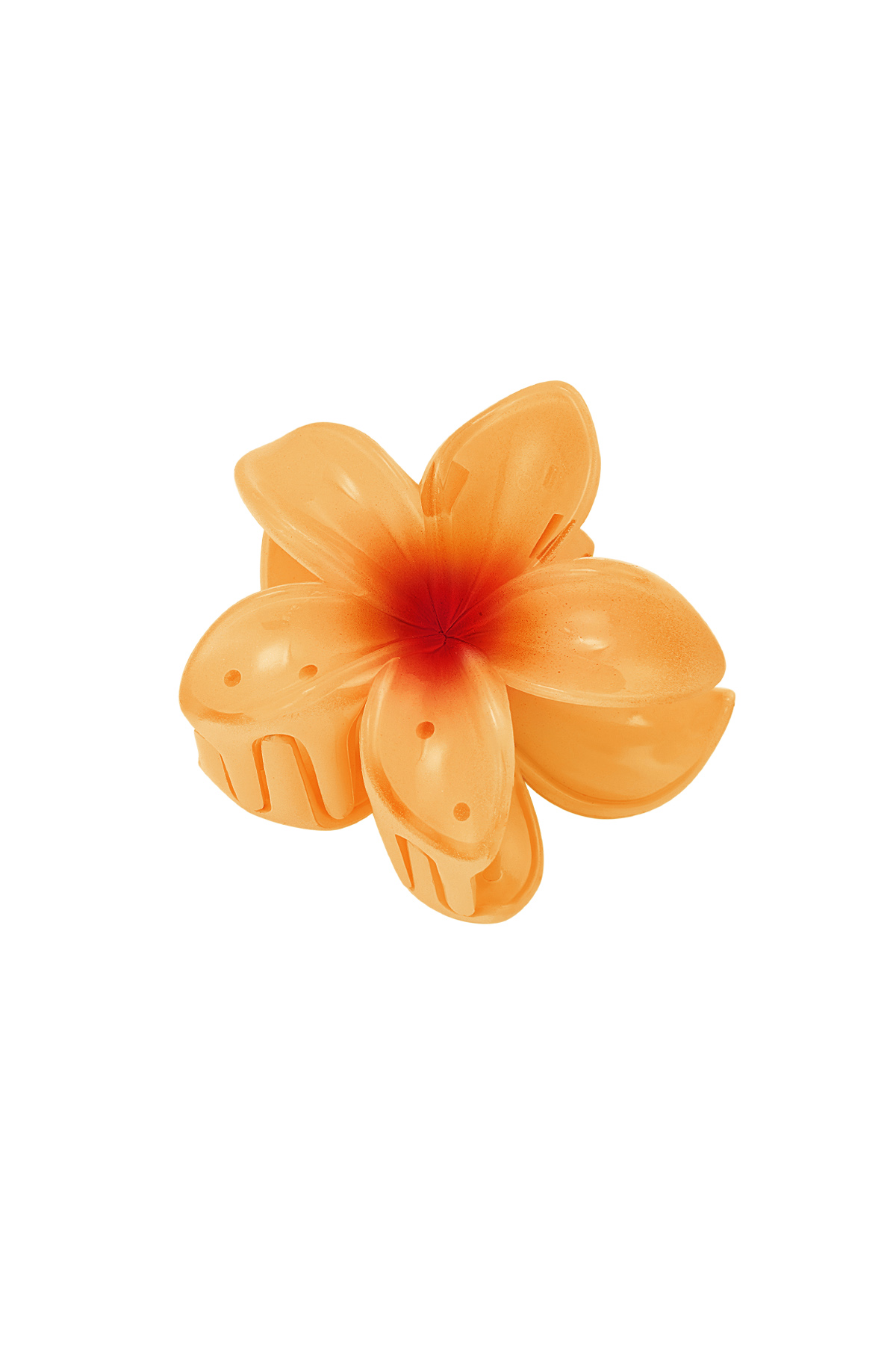 Hair clip with gradient flower Hawaii love 