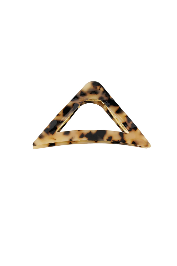 Triangle haarclip - beige 