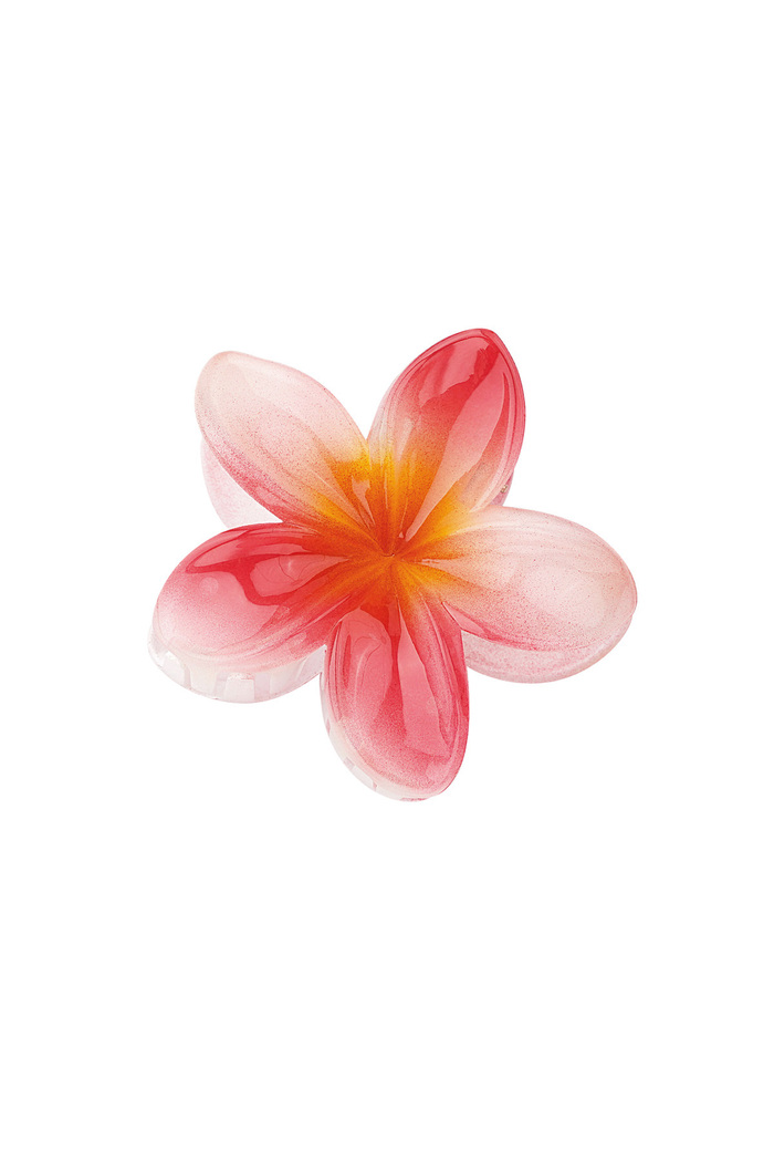 Haarspange Hawaii-Blume - rot 