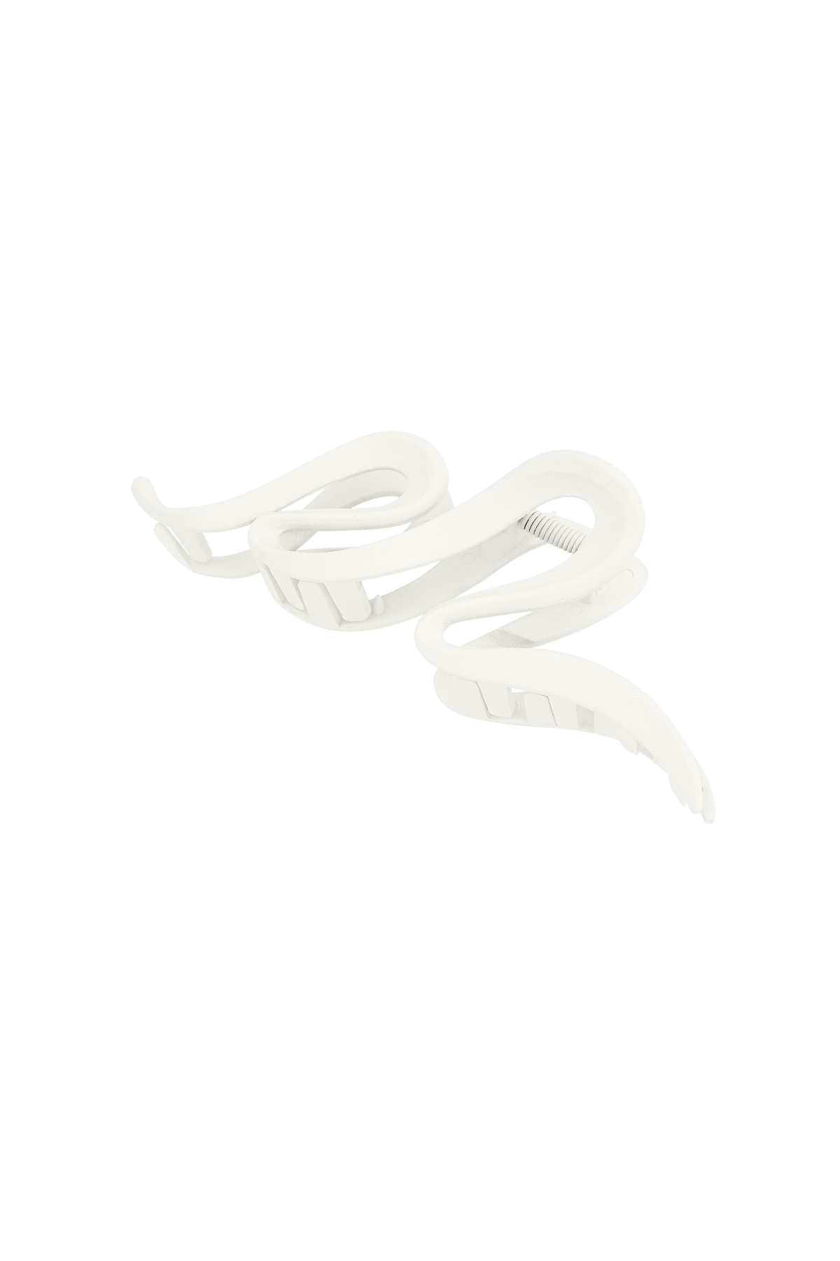 Hair clip matte curl - off-white 2