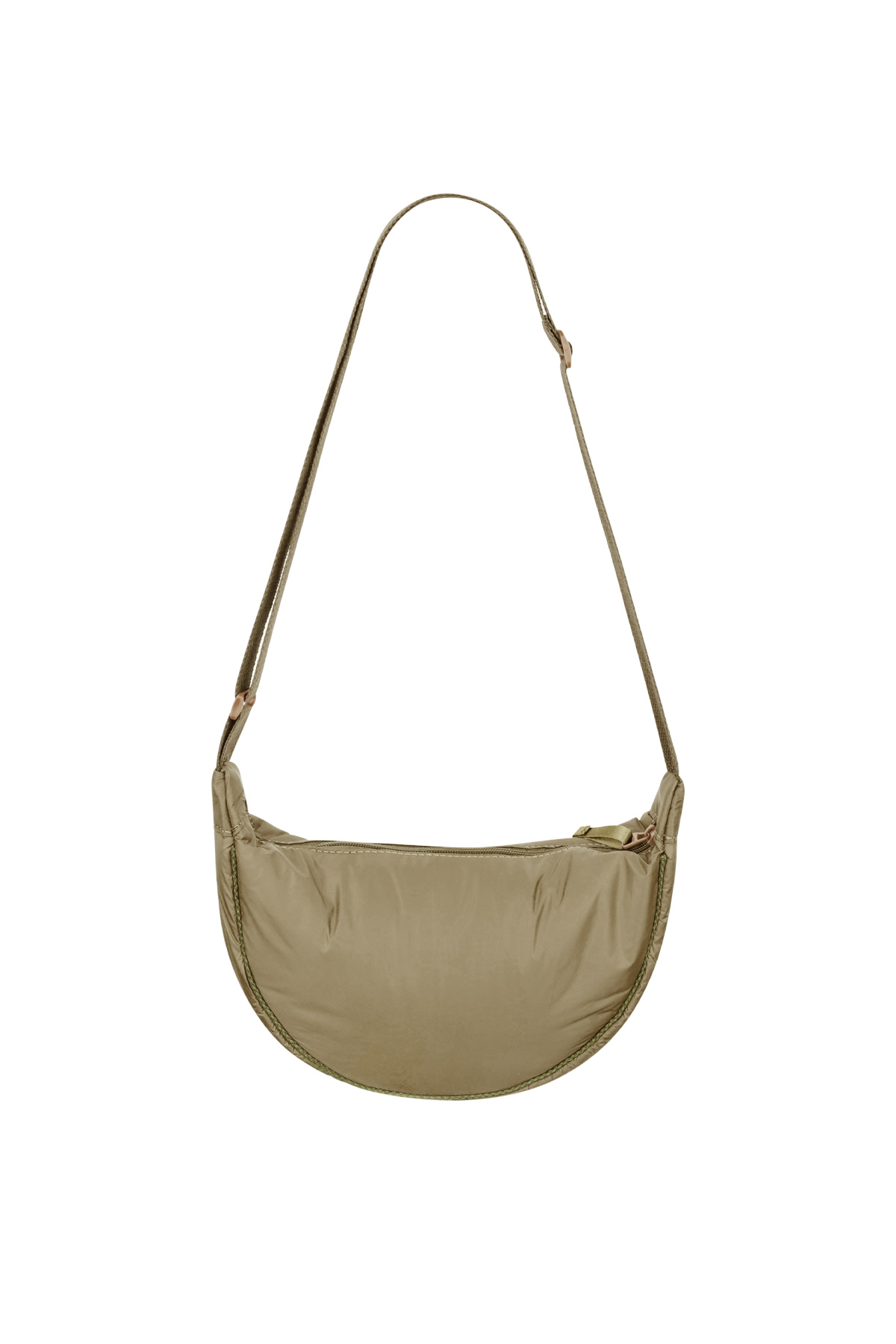 Shoulder bag half moon - camel