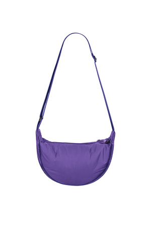 Shoulder bag half moon - purple h5 