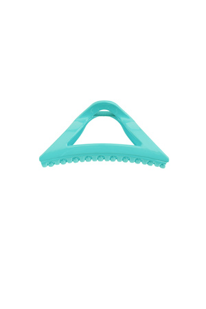 Hair clip summer triangle - turquoise h5 