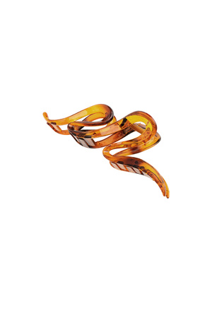 Aesthetic hair clip curl - brown h5 