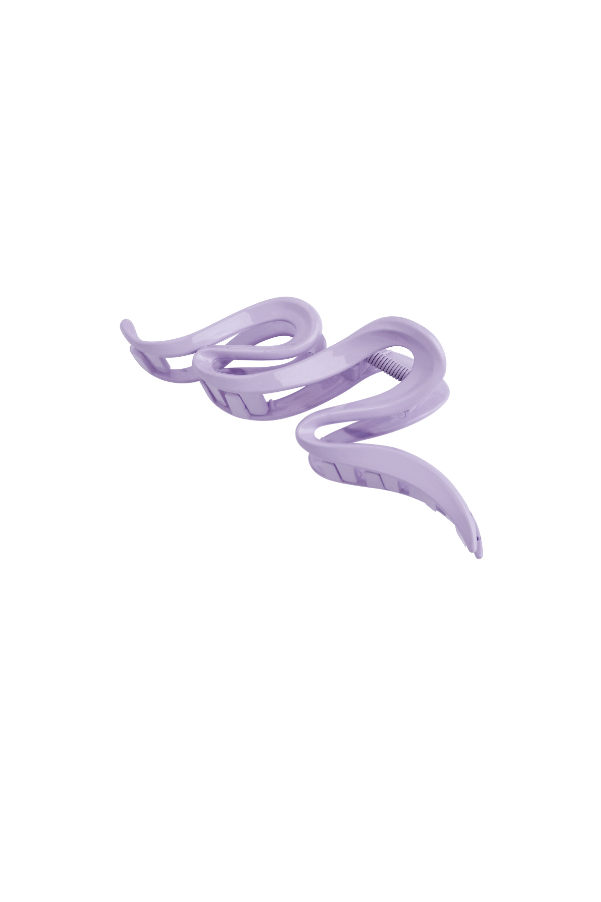 Aesthetic hair clip curl - purple 
