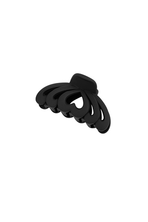 Hair clip multi heart - black h5 