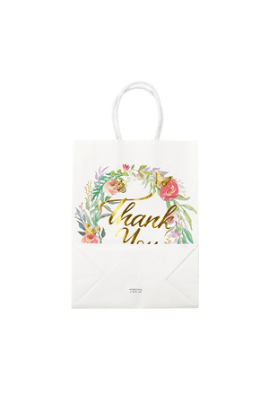 Gift bag thank you wreath - white multi h5 Picture2