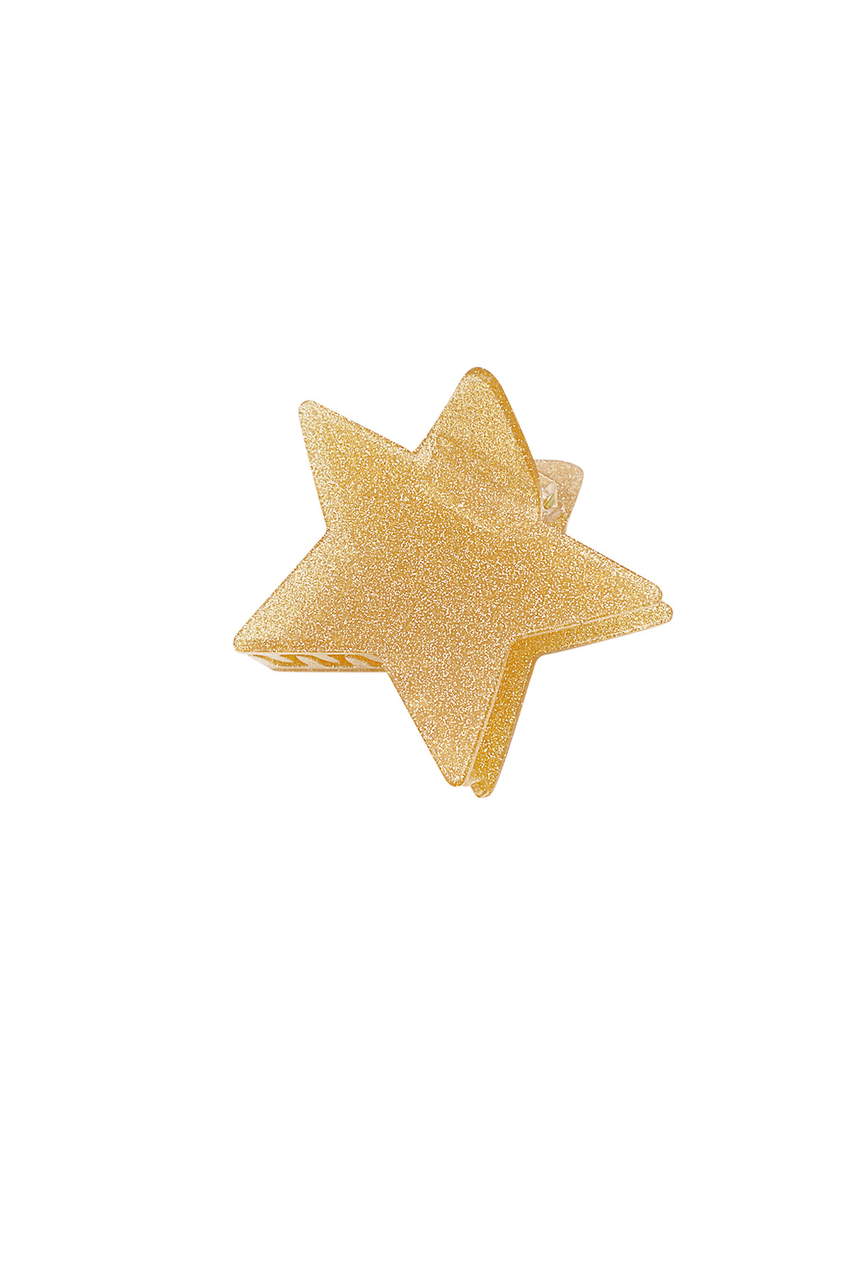 Hair clip shining star - gold