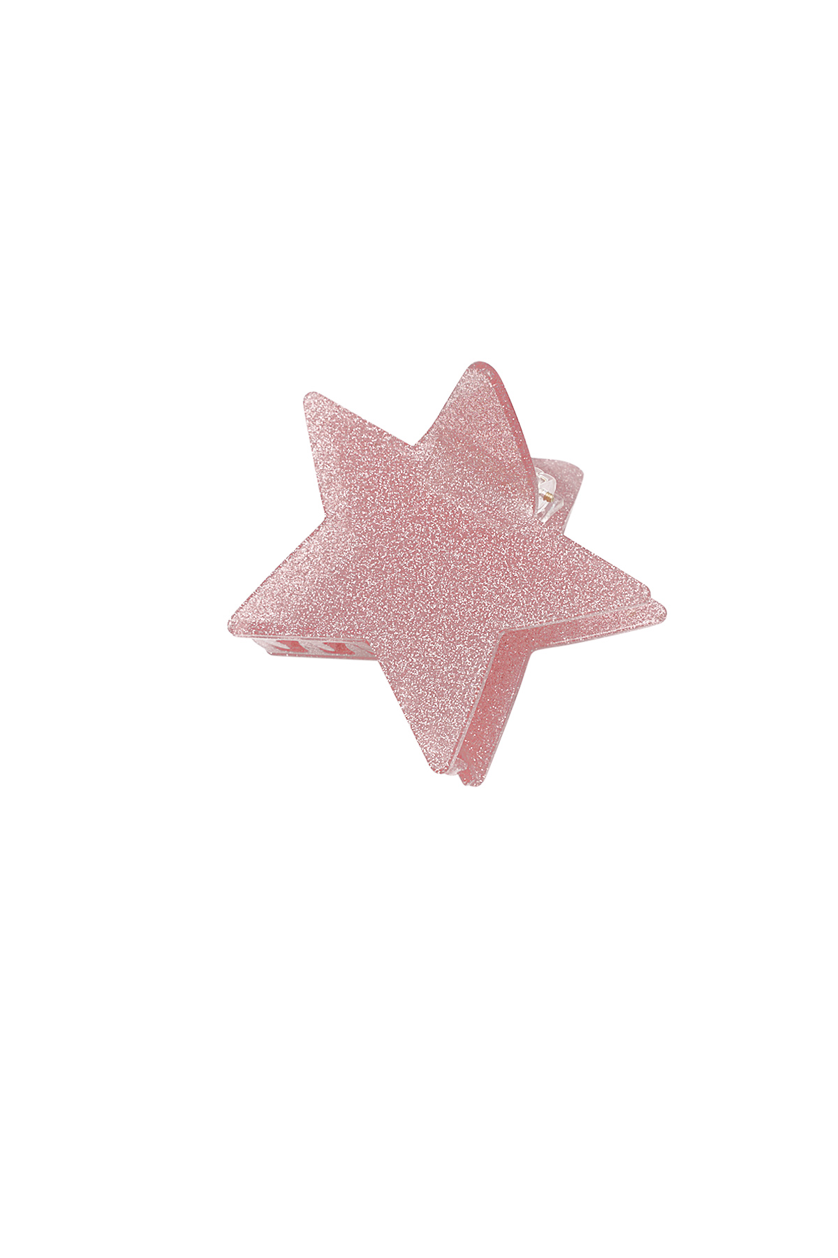 Hair clip shining star - light pink h5 