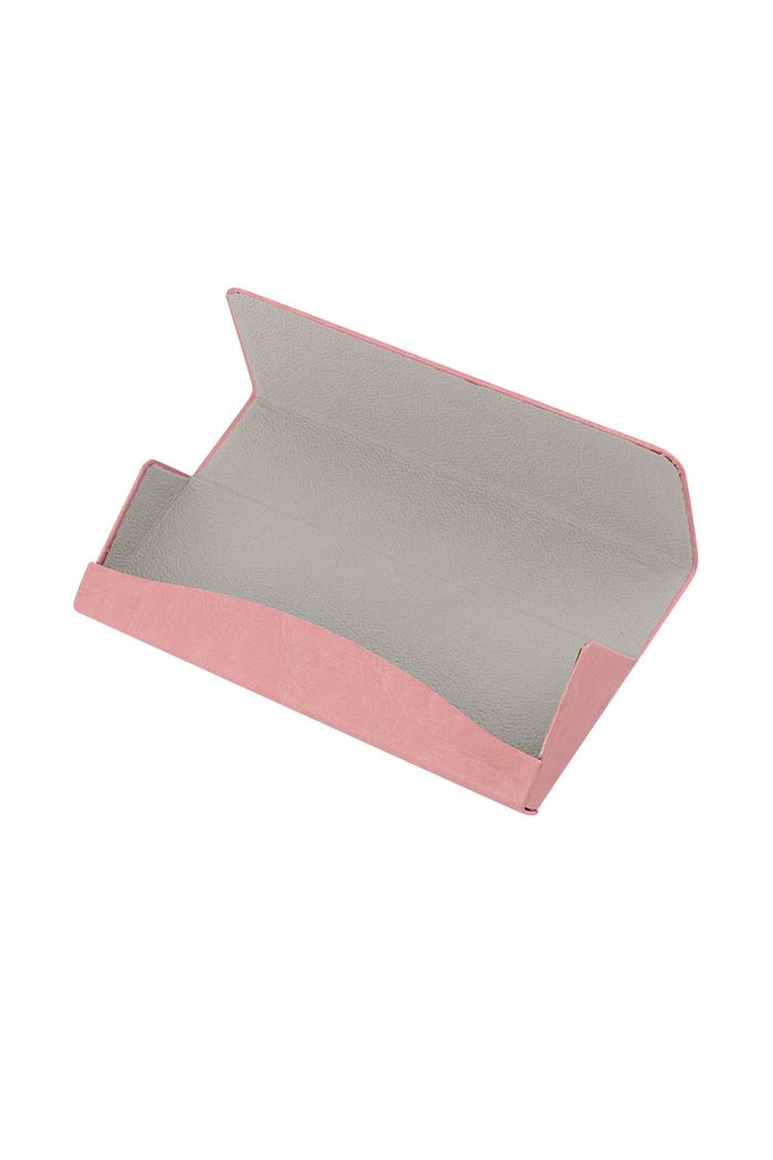 Luxuriöse Sonnenbrillenbox – rosa Bild2