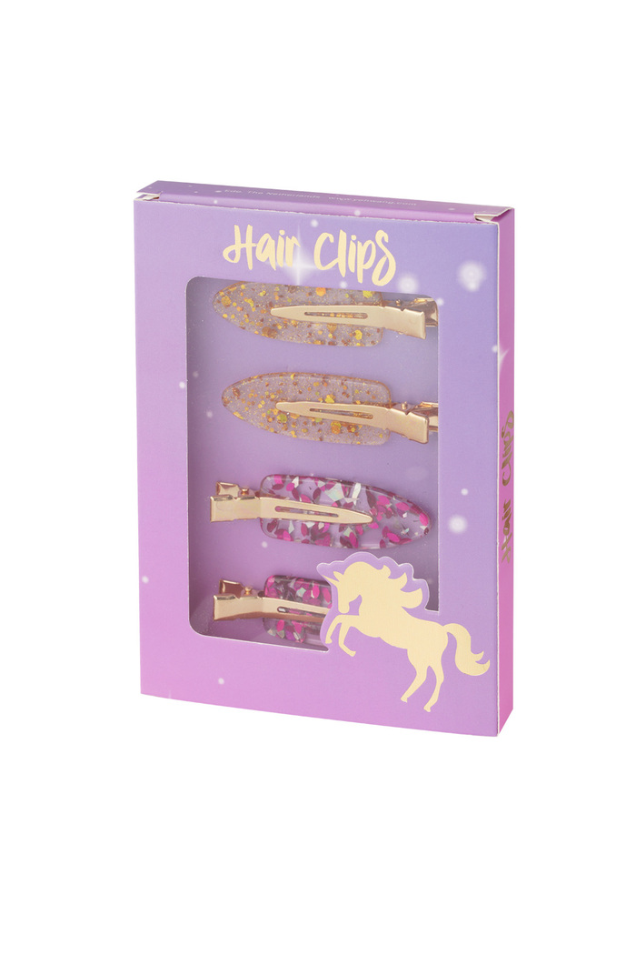 Hair clip box fairytale dream - rose gold 