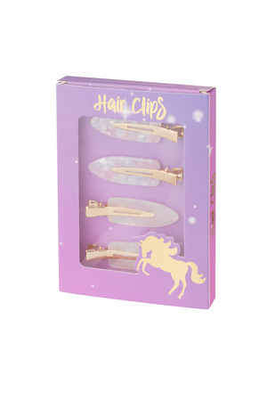 Haarclip box sprookjesachtige droom - roze multi h5 