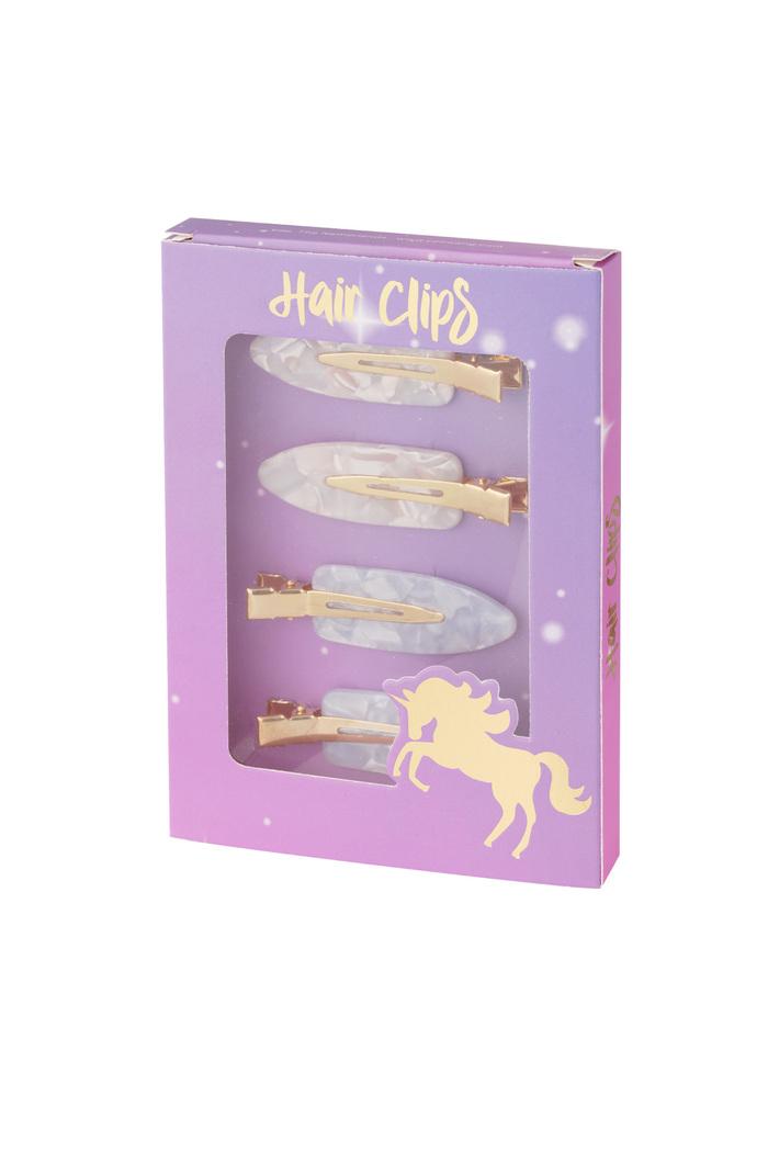 Hair clip box fairytale dream - lilac 