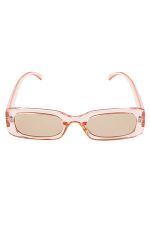 Transparante gekleurde zonnebril - koraal h5 Afbeelding5