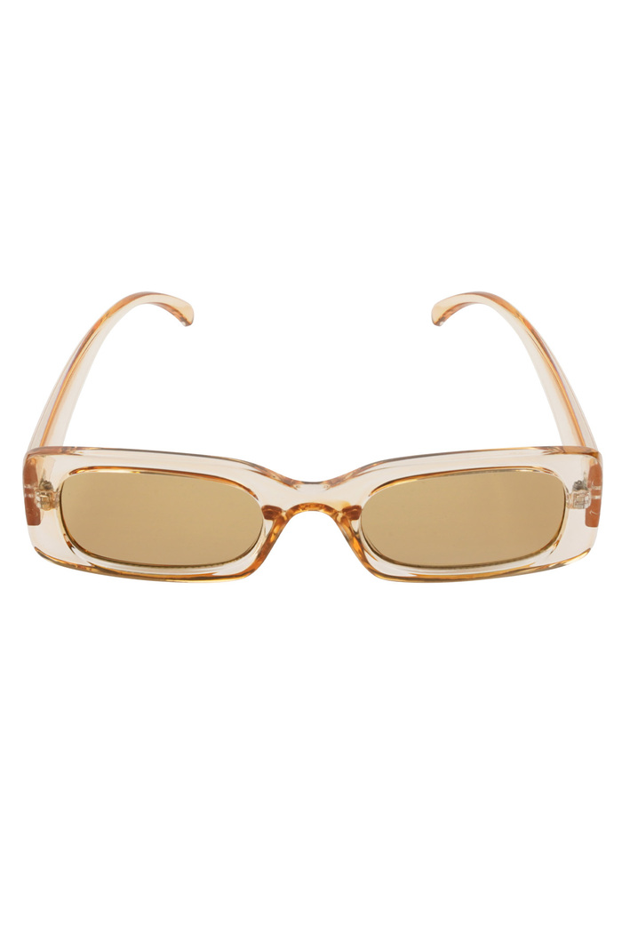 Transparent colored sunglasses - beige Picture5