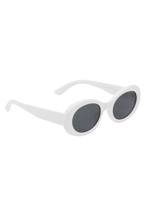 Gafas de sol con un aspecto elegante: blanco. h5 