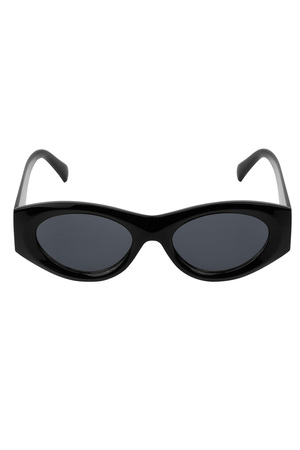 Retro-Look wie eine Sonnenbrille – schwarz h5 Bild5