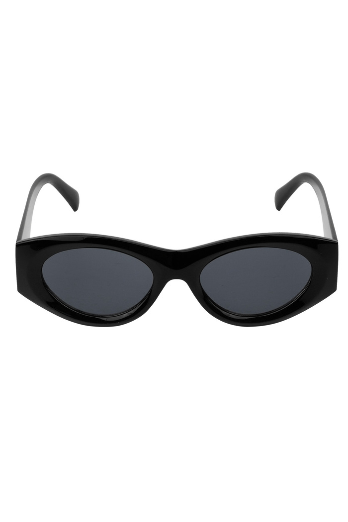 Retro-Look wie eine Sonnenbrille – schwarz Bild5