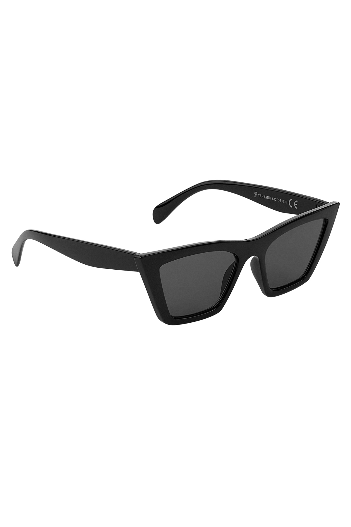 Temel güneş gözlüğü basit - siyah 