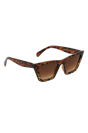 Gafas de sol esenciales simples - marrón h5 