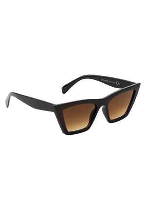 Essential zonnebril simpel - donkerbruin h5 