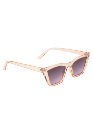 Monochrome cat eye sunglasses - purple h5 