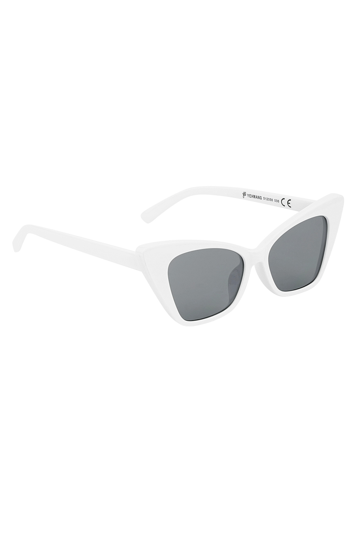 Sunglasses single color frame - white 2