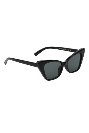 Zonnebrillen eenkleurig montuur - zwart h5 