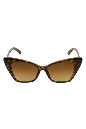 Sonnenbrille mit einfarbigem Rahmen – braun h5 Bild7
