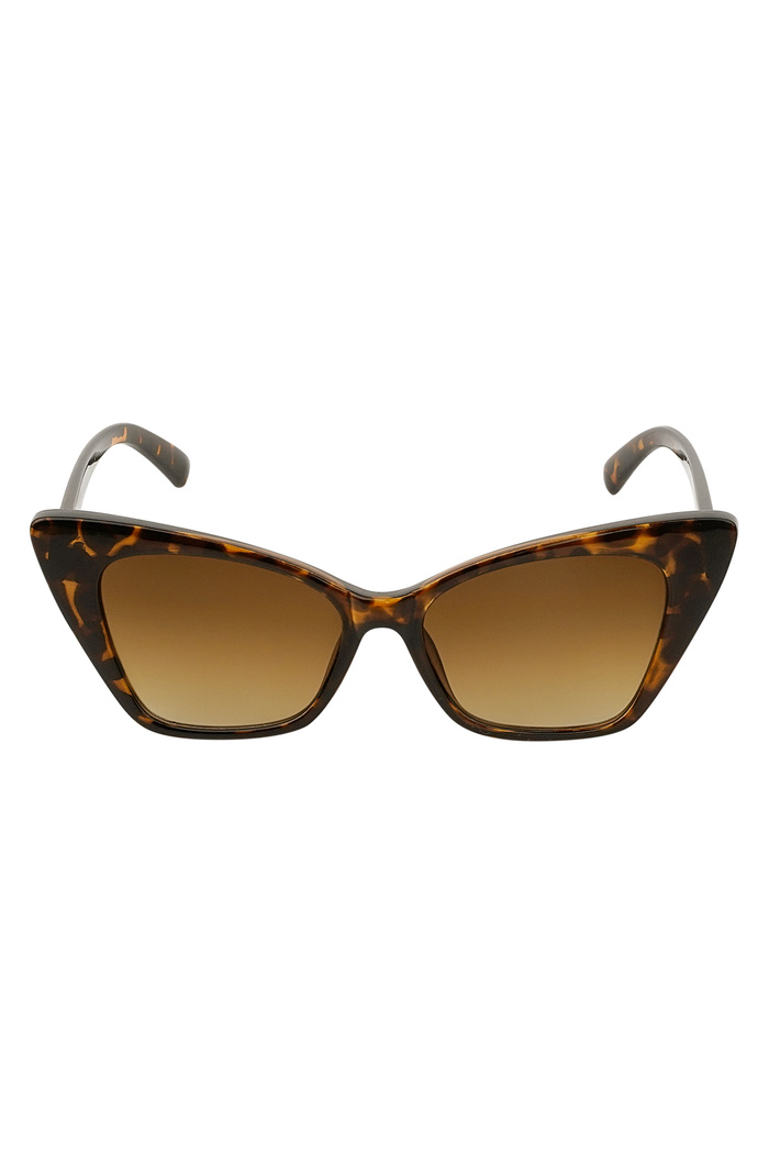 Sonnenbrille mit einfarbigem Rahmen – braun Bild7